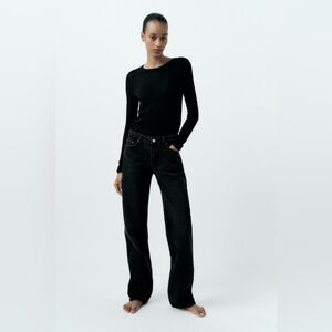 Zara TRF STRAIGHT CUT JEANS NWOT